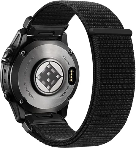 Miniatura 15 de Correa de reloj de nailon Quickfit de 0.787 in para Garmin Fenix 8 1.693 in, Fenix 6s, Fenix 5s, Epix Pro Gen 2 1.654 in, Approach S70 1.654 in