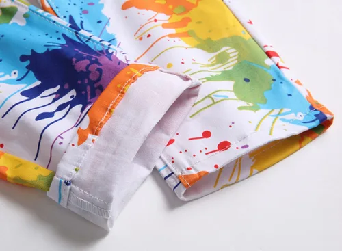 Miniatura 158 de Enrica Pantalones vaqueros estampados casuales para hombre