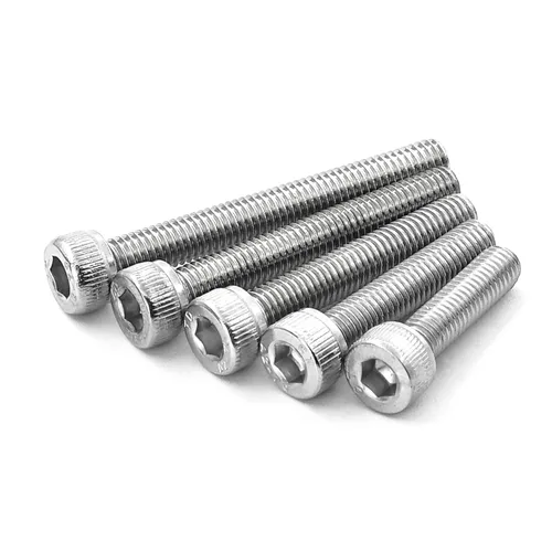 Miniatura 5 de Tornillos de cabeza hexagonal M5 x 0.787 in 0.984 in 1.181 in 1.378 in 1.575 in Tornillos de cabeza hexagonal 304 de acero inoxidable Allen máquina