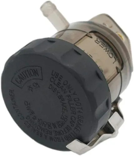 Miniatura 3 de S SYUU Depósito de botella de líquido para depósito de aceite de cilindro maestro de freno delantero compatible con Yamaha FZS 600 YZF-R1 YZF-R6