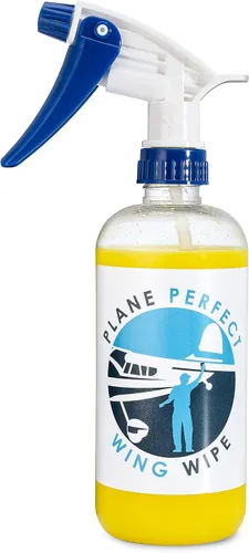 Miniatura 10 de Plane Perfect Wing Wipe Sellador en aerosol de detalle rápido – Cera hidrofóbica de grado aeronáutico con protección UV – Brillo nano Spec de larga