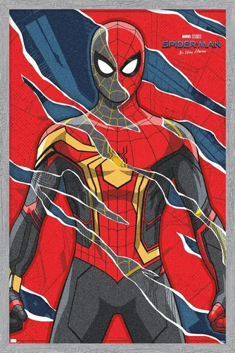 Miniatura 11 de Trends International Marvel Spider-Man: No Way Home - Póster de pared triturado, 22.4 pulgadas de largo x 14.7 W, versión premium sin marco