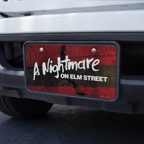 Miniatura 3 de GRAPHICS & MORE Placa de matrícula de metal con logotipo de A Nightmare on Elm Street
