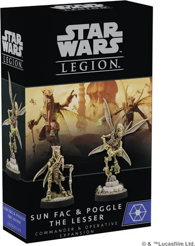 Miniatura 2 de Star Wars: Legion Sun Fac & Poogle the Lesser OPERATIVE & COMMANDER EXPANSION – Juego de estrategia de miniaturas de mesa para niños y adultos, a