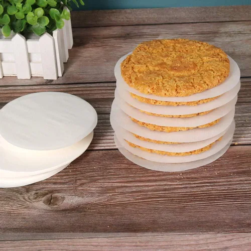 Miniatura 6 de Hamburger Patty - Papel redondo de 4.5 pulgadas, juego de 200, hojas de papel antiadherente para prensa de hamburguesas, serperado de hamburguesa