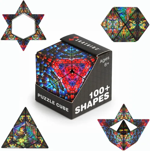Miniatura 46 de Shashibo Juguete sensorial antiestrés para adultos y niños, juguete para aliviar el estrés para adultos, adolescentes y niños, juguetes geniales