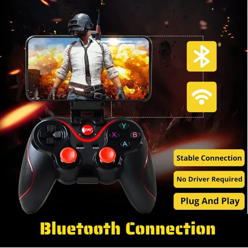 Miniatura 3 de Yoidesu X3 Gaming Controller for Android for IOS Mobile Phone TV Computer CP VR, Dual Vibration Wired BT Game Remote Gamepad Joystick with Built in