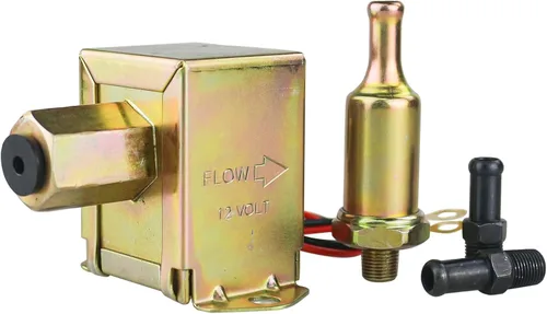 Miniatura 9 de Bomba de combustible eléctrica universal 5-9 PSI 30GPH 12V DC E8012S Bomba de combustible de gasolina y diésel para motor de carburador E8012S