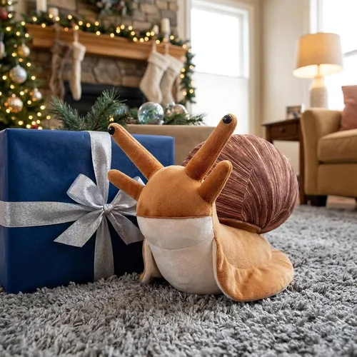 Miniatura 2 de Peluche de caracol – Juguete de peluche de caracol suave realista, 16 pulgadas, regalo realista para niños