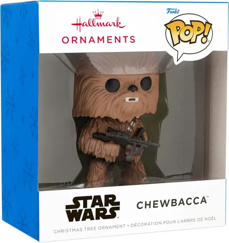 Miniatura 3 de Hallmark Star Wars Chewbacca Funko Pop! Adorno navideño
