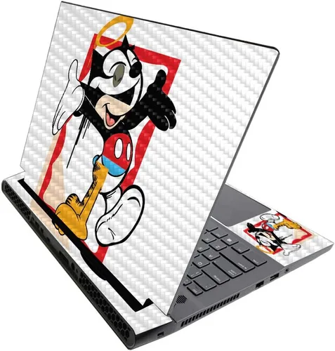 Miniatura 202 de MightySkins - Skin brillante con purpurina para Alienware M17 R3 (2020) y M17 R4 (2021) - Diversión de los años 90 Acabado duradero con purpurina