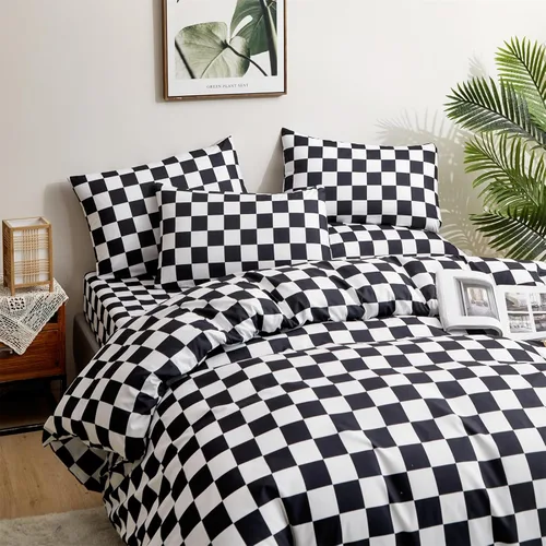 Miniatura 318 de CLOTHKNOW - Juego de edredón verde militar tamaño completo de 3 piezas, juego de ropa de cama verde oscuro, edredón suave con 2 fundas de almohada