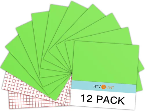 Miniatura 34 de Vinilo para Cricut – Juego de hojas de vinilo adhesivas permanentes – Hojas de vinilo de 12 x 12 pulgadas / 30.48 x 30.48 cm. y hojas de cinta