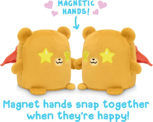 Miniatura 3 de TeeTurtle - Plushmates - Día del Padre - Oso súper papá - Juguete sensorial abrazable y suave que muestra tu estado de ánimo Super Dad Plushmate