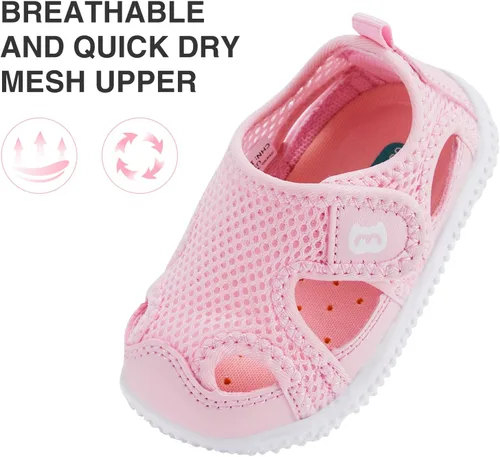 Miniatura 31 de BMCiTYBM Zapatos de bebé para niños pequeños, zapatillas de malla transpirable antideslizantes