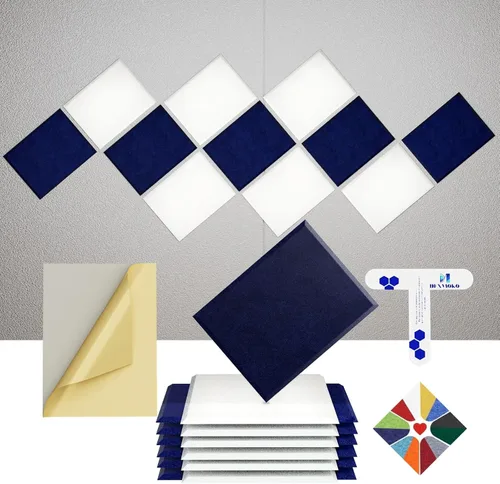 Miniatura 19 de Paneles acústicos autoadhesivos [390 lbs/yd³ de densidad ultra alta], panel de absorción de sonido de segunda generación, panel de sonido de nivel
