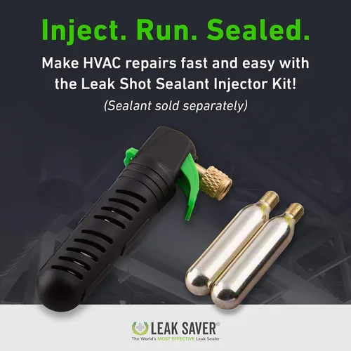 Miniatura 2 de LEAK SAVER Herramienta limpiadora de línea de drenaje de CA e inyector de sellador de fugas Pistola de drenaje de CO2 de línea de condensado