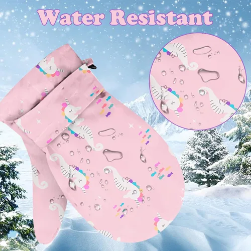 Miniatura 68 de Guantes de nieve para hombre y mujer, impermeables, para invierno, cálidos, para esquí, snowboard, guantes para mujer