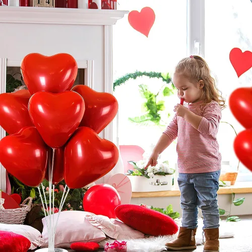 Miniatura 5 de 6 Juegos de Palos de Globos con Base para Kit de Soporte de Globos de Mesa, Soportes de Globos con Base para Piso, Soporte de Arco de Globos