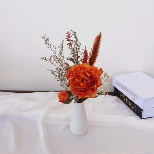 Miniatura 5 de Ramos de flores secas de imitación bohemio, decoración del hogar, ramos de boda, arreglos florales (A)