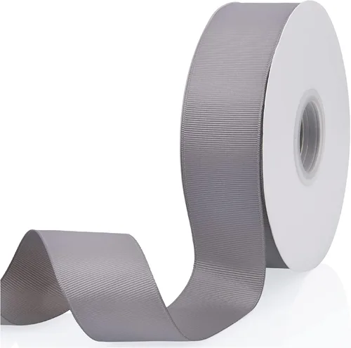Miniatura 69 de Cinta de grogrén de doble cara de color liso azul bebé de 1-1/2 pulgadas x 50 yardas para envolver regalos, bodas, fiestas, manualidades, lazos