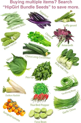 Miniatura 2 de 2026 EarlyBird-Siembre en Otoño/Primavera. Semillas de Baby Bok Choy de HipGirl para Brotes, Semillas de Repollo para Plantar, Siembra de Semillas
