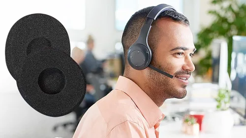 Miniatura 8 de Almohadillas de repuesto H800 compatibles con auriculares inalámbricos Logitech H800, almohadillas de esponja suaves y duraderas, almohadillas