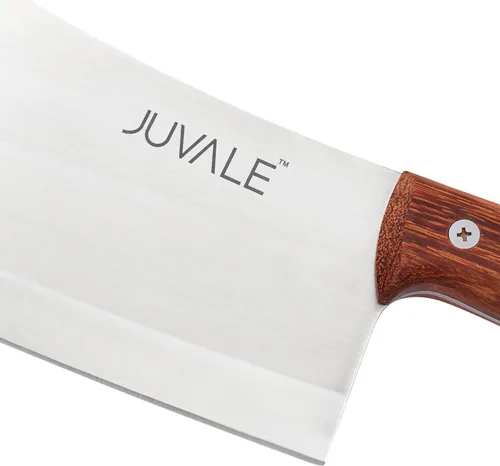 Miniatura 9 de cuchillo de carnicero/picador muy resistente de acero inoxidable - mango de madera sólida - calidad profesional - uso en el hogar y restaurante - 8