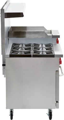 Miniatura 7 de Iron Range Rango IR-6B24RG, 60" 276,000 BTU, Acero Inoxidable