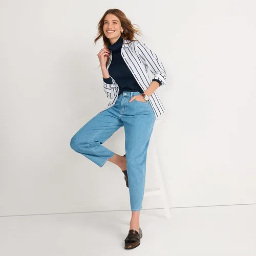 Miniatura 10 de Lands' End Supima - Suéter de cuello alto y mangas largas para mujer
