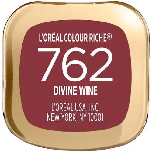 Miniatura 6 de L'Oreal Paris Colour Riche Original - Lápiz labial cremoso e hidratante satinado con aceite de argán y vitamina E, Divine Wine, 1 unidad