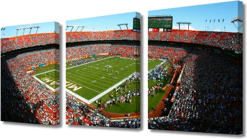 Miniatura 54 de Lienzo grande para pared, cuadro de fútbol americano Paul Brown, arte de pared para decoración de pared del hogar, pósteres de estadio deportivo