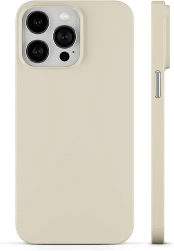 Estuche PEEL Super Fino para iPhone 14 Pro Max (Hueso) - Diseño Minimalista Elegante, Sin Marcado, Ultra Delgado - Protege y Destaca Tu Dispositivo