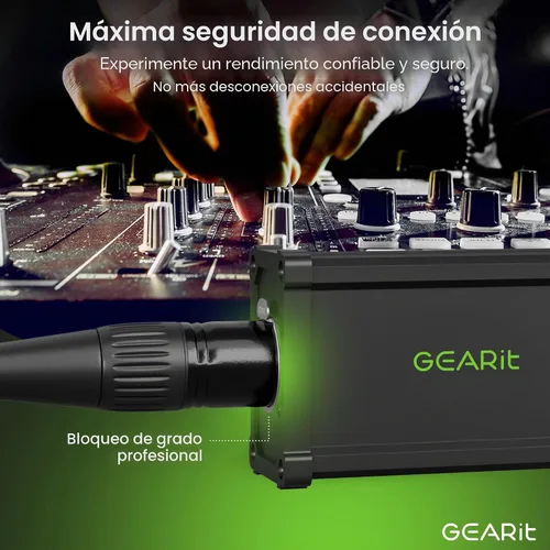 Miniatura 6 de GEARit Serpiente de 4 canales (cable de derivación de 2 pies) 3 pines XLR/DMX/AES-EBU a Ethercon RJ45 Cat5/Cat6 Ethernet Extensor para escenario