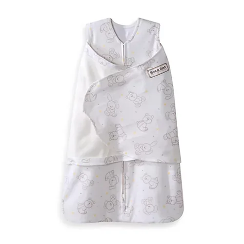 Miniatura 46 de HALO Saco de dormir envolvente 100% algodón, manta vestible ajustable de 3 vías, TOG 1.5, algodón selva, prematuro, nacimiento-5 libras Jungle