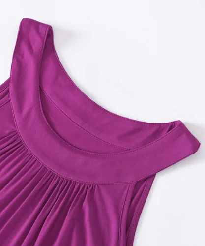 Miniatura 5 de Latuza Camisón sin mangas de viscosa con bolsillos para mujer