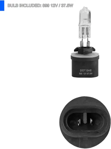 Miniatura 6 de SPEC-D TUNING - Luces antiniebla para defensa delantera transparentes + focos + interruptor compatibles con Ford Mustang 1994-1998, par de montaje