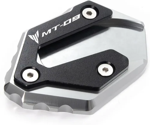 Soporte de extensión lateral para motocicleta, placa de soporte ampliada para Yamaha Mt 09 MT-09 MT09 SP 2021 (color : titanio)