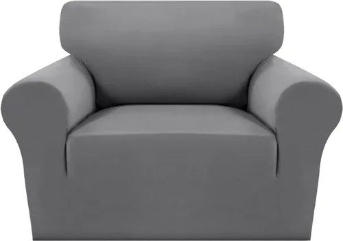 Miniatura 13 de MeilleMaison Funda elástica para sillón 2024, 1 pieza, lavable, protector de muebles para mascotas, funda de sofá antideslizante con parte inferior