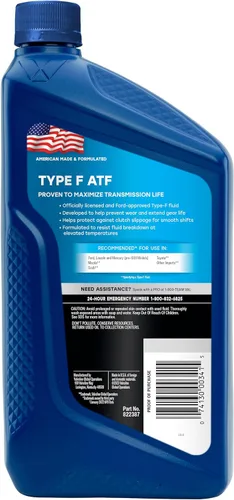 Miniatura 2 de Valvoline Líquido para transmisión automática Tipo F, 1 cuarto de galón