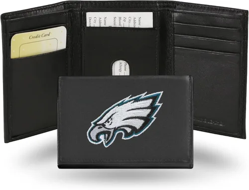 Miniatura 6 de Rico Industries NFL Football Embroidered Tri-fold Wallet