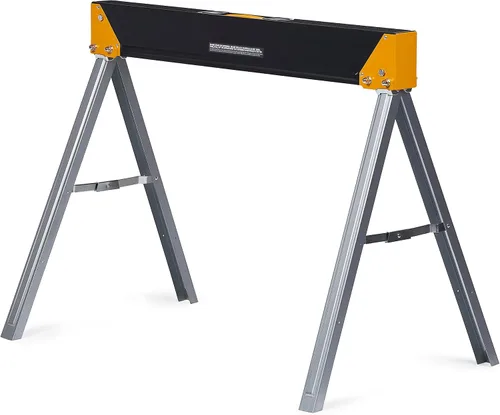 Miniatura 4 de ToughBuilt Mesa plegable para caballete/lugar de trabajo, capacidad de 1100 libras, construcción de acero resistente con asa de fácil transporte