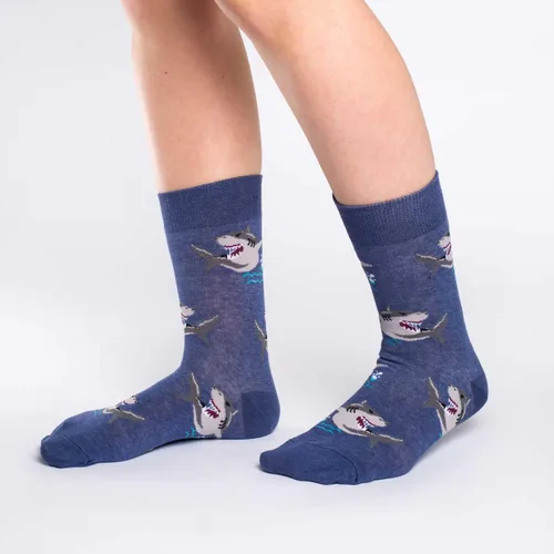 Miniatura 2 de Good Luck Sock Women's Shark Socks, Adult