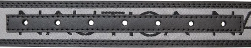 Miniatura 5 de Nautica Men's Signature Leather and Canvas Belt Ribbon Detail Flag Design Classic Casual Metal Buckle