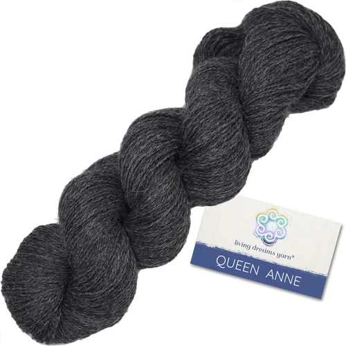 Miniatura 31 de Living Dreams Queen Anne LACE - Ovillo de lana 100% suave y lujosamente suave, color azul