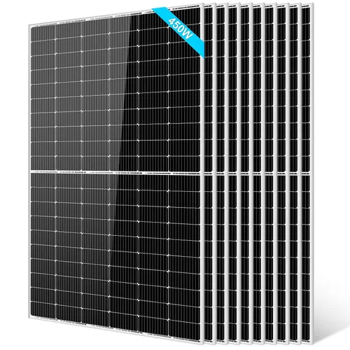 Miniatura 21 de SUNGOLDPOWER UL61730 - Panel solar de 450 W, 8 unidades, monocristalino, célula de clase A, rígido, alta eficiencia, carga de 12 V/24 V/48 V