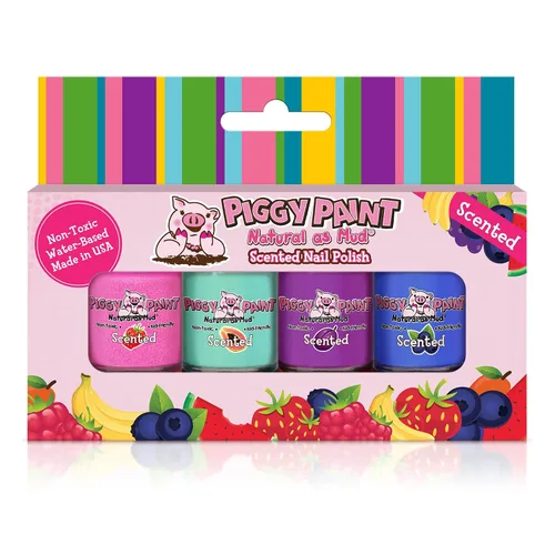 Miniatura 22 de Piggy Paint 4 Esmaltes Neón Set de Caja (¡Bonificación: ¡Resplandor Blacklight!)