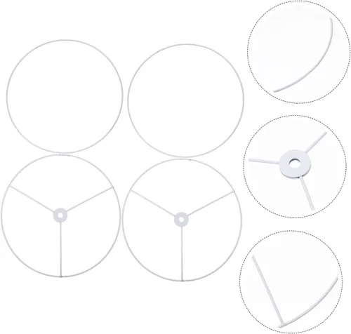 Miniatura 8 de Uonlytech Marco de luz de techo para lámpara de bricolaje, soportes para pantalla de lámpara, accesorios de luz
