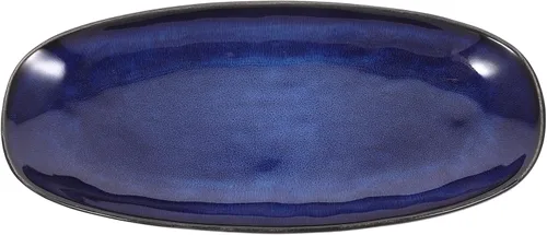 Cabilock Platos de cerámica para sushi, platos de cerámica para sushi, estilo japonés, ovalados, platos de porcelana para servir charcutería para la