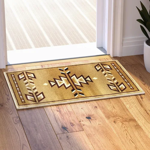 Miniatura 11 de Masada Masada Rugs Southwest - Alfombra nativa americana de 2 x 3 pies, color azul